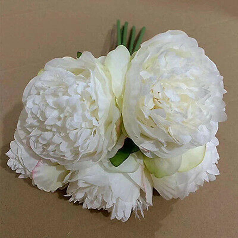 Delicate Artificial Large Peony Flowers