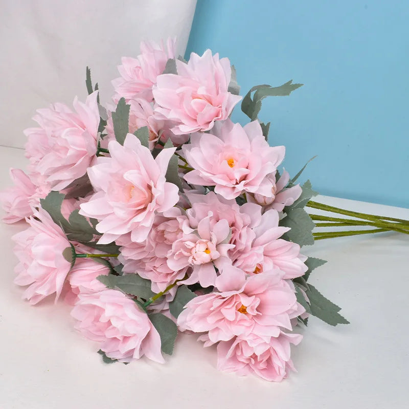 Silk Peony Flowers