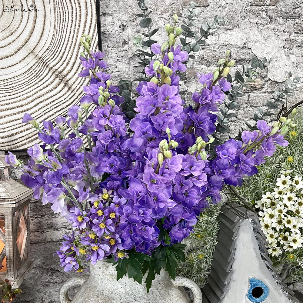 Luxury Real Touch Artificial Delphinium Flowers