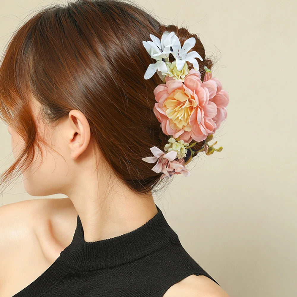 Large Size Flower Hair Clip