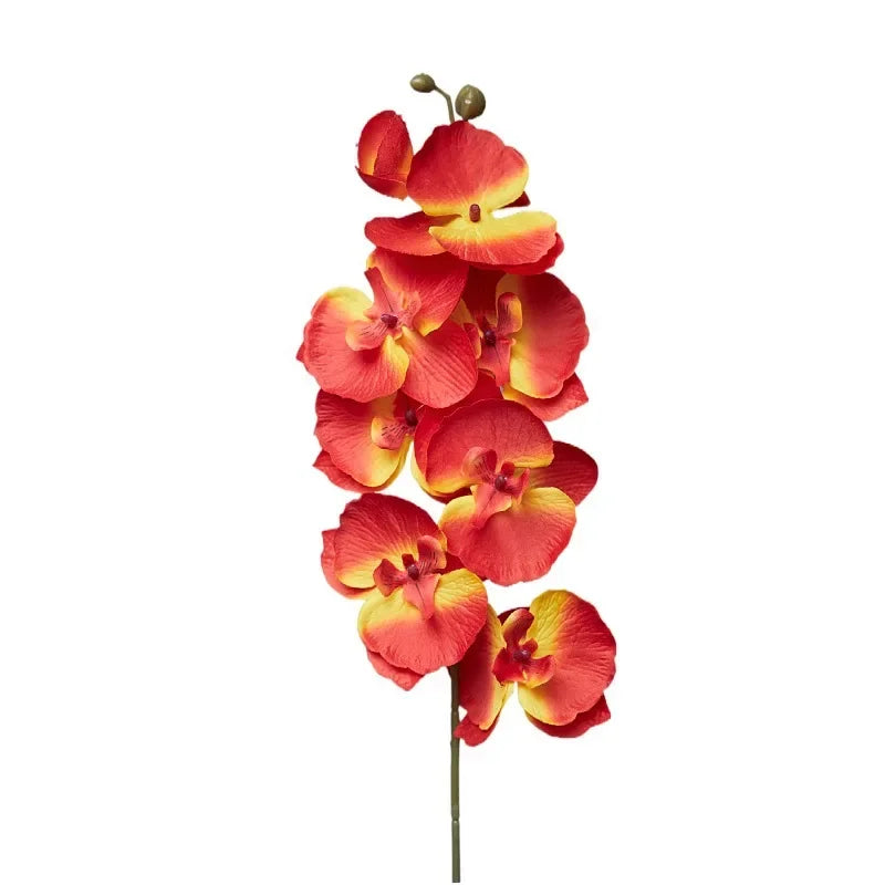 8-Heads Artificial Butterfly Orchid Flowers