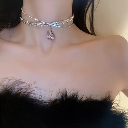 Luxury Crystal Choker Necklaces