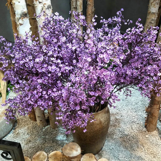 Luscious Artificial Eggplant Flowers