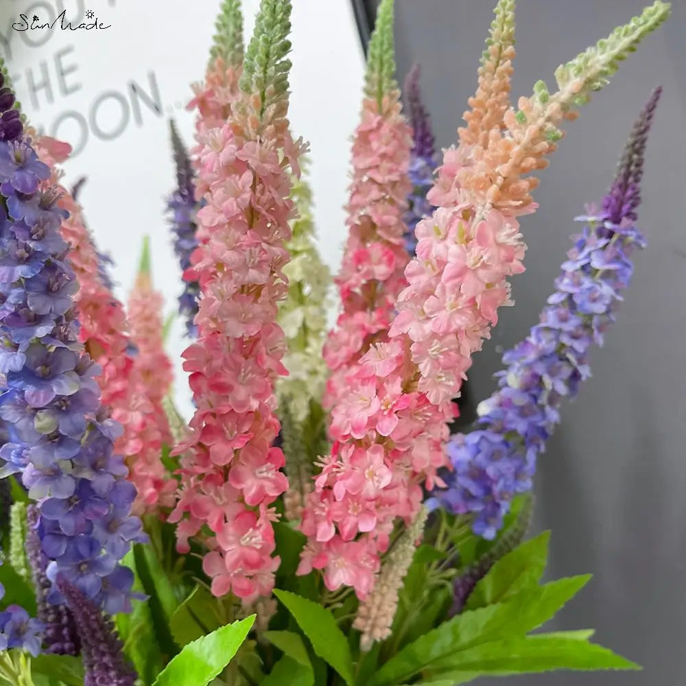 Delicate Single Stem Silk Lavender Sprig