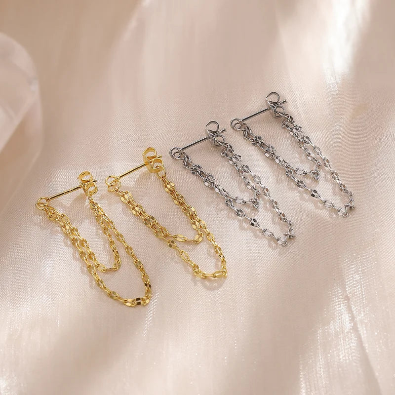 Chain Tassel Earrings