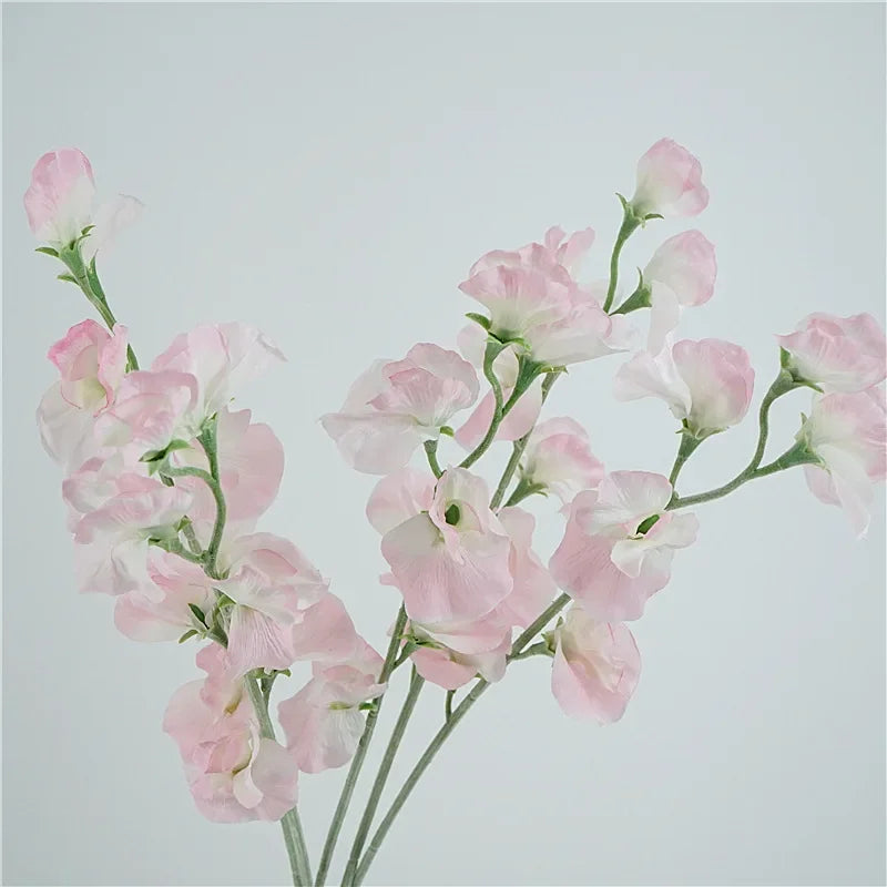 Artificial Soft Touch Sweet Pea Flower