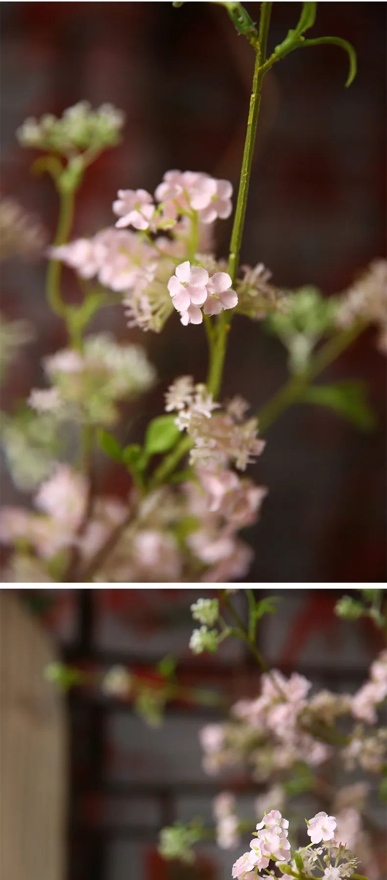 Artificial Snow Willow Flowers