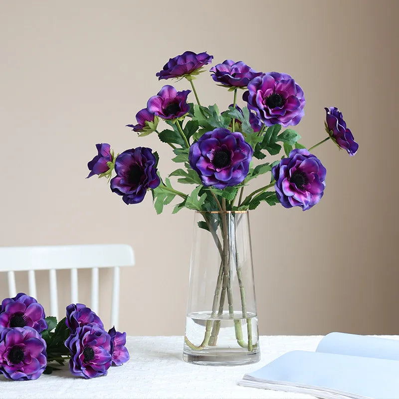 Pretty Artificial Anemone Flowers