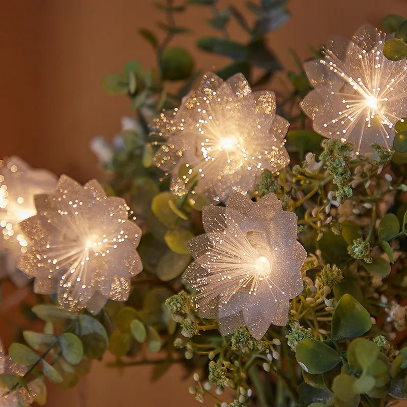 Plumeria LED String Lights