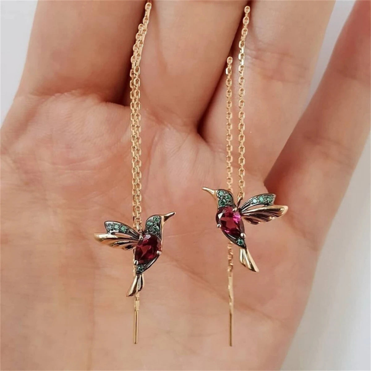 Trendy Little Bird Drop Earrings