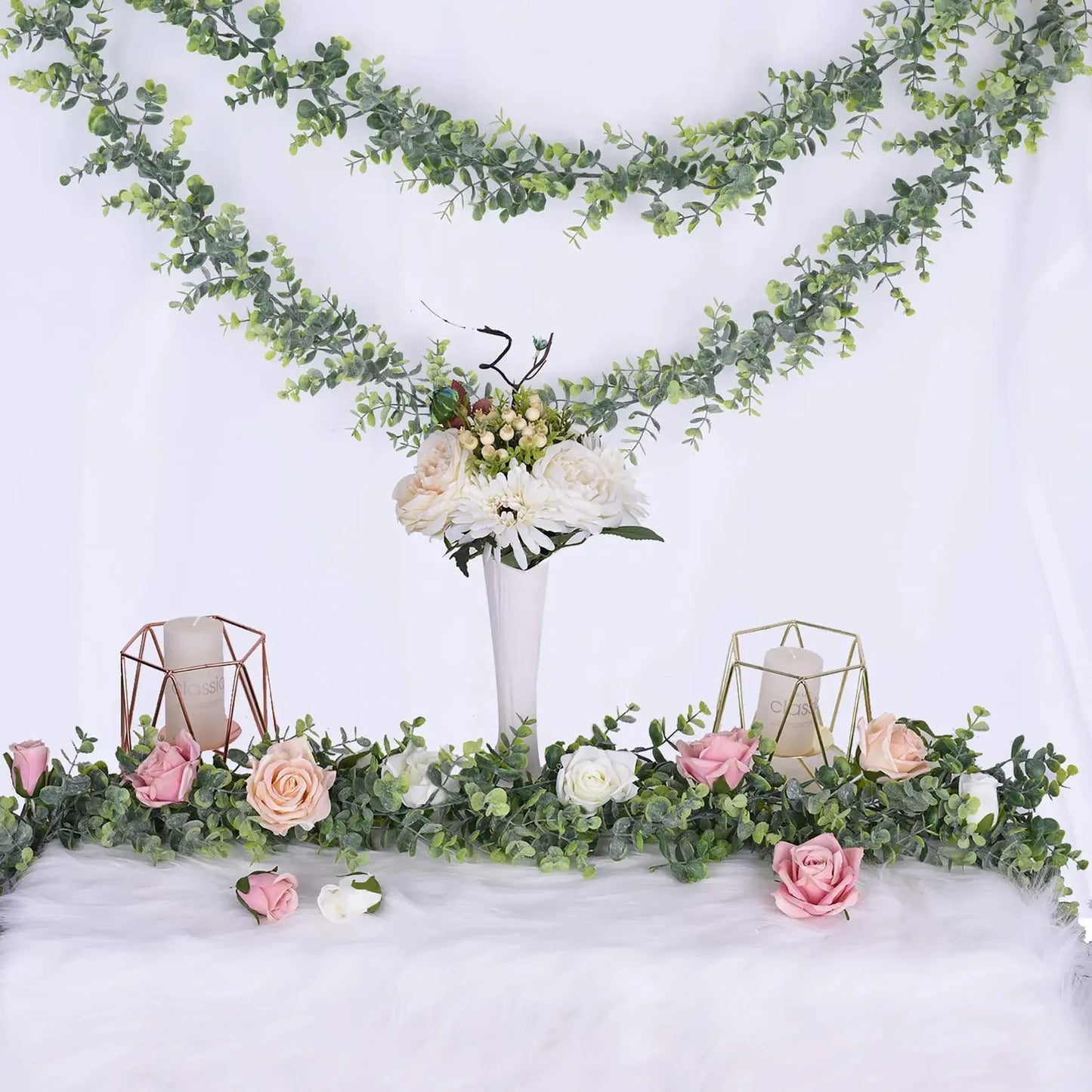 3Pcs 6ft Artificial Eucalyptus Garland