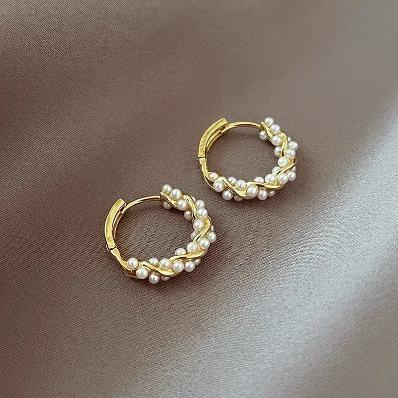 Pearl Wreath Earrings