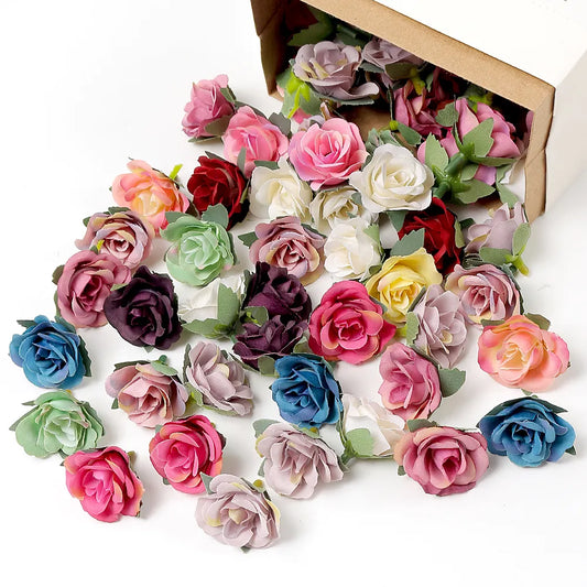 10/20/50Pcs Artificial Rose Flowers