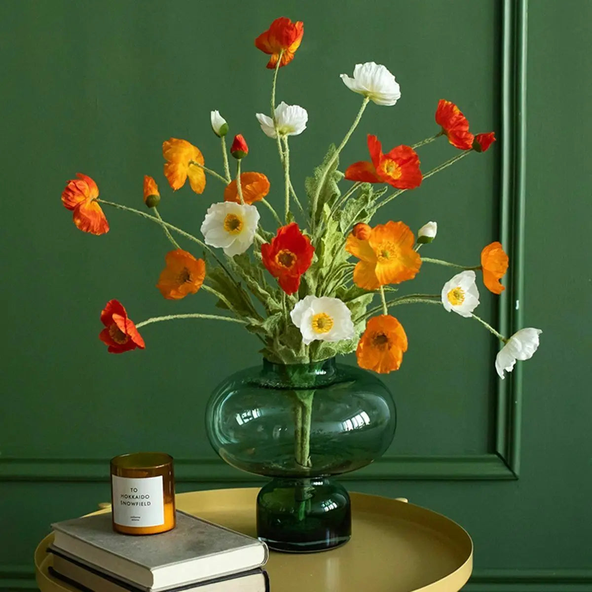 Pretty Artificial Poppy Flowers