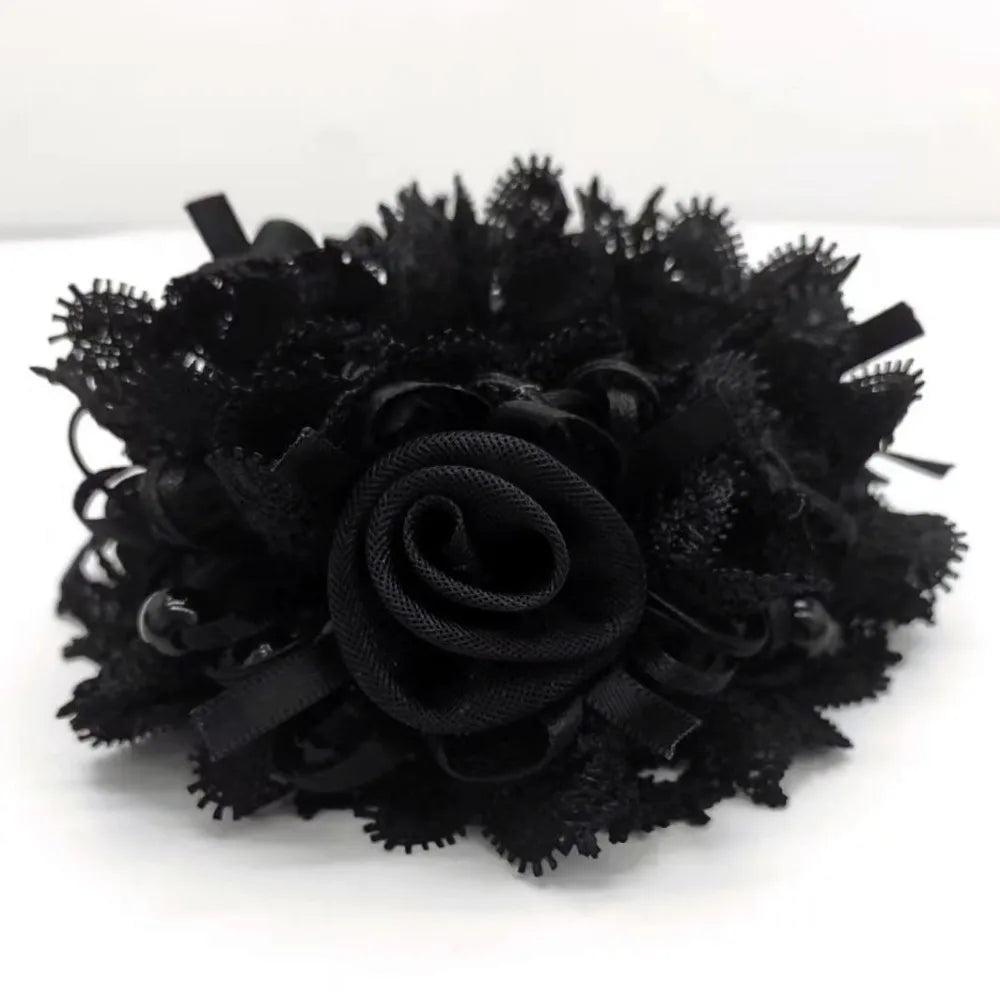 Lace Floral Hair Scrunchie