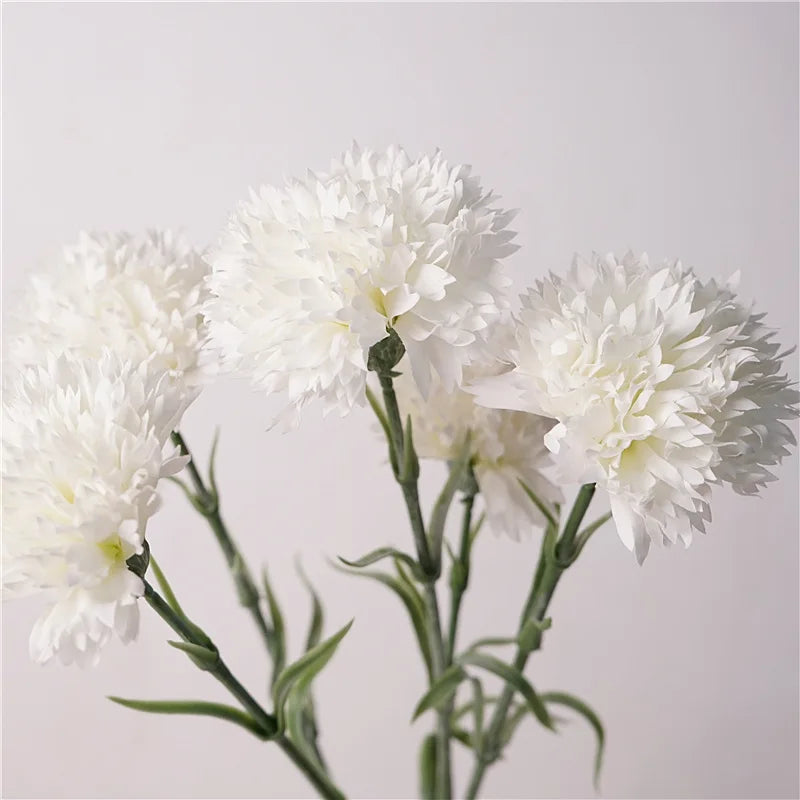 10Pcs High-end Carnation Artificial Flowers