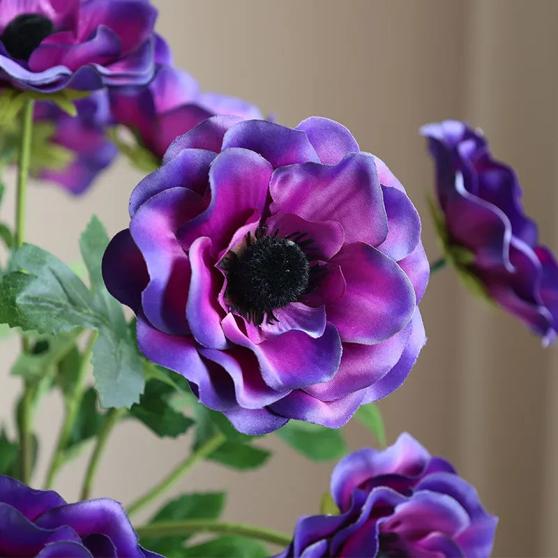 Pretty Artificial Anemone Flowers