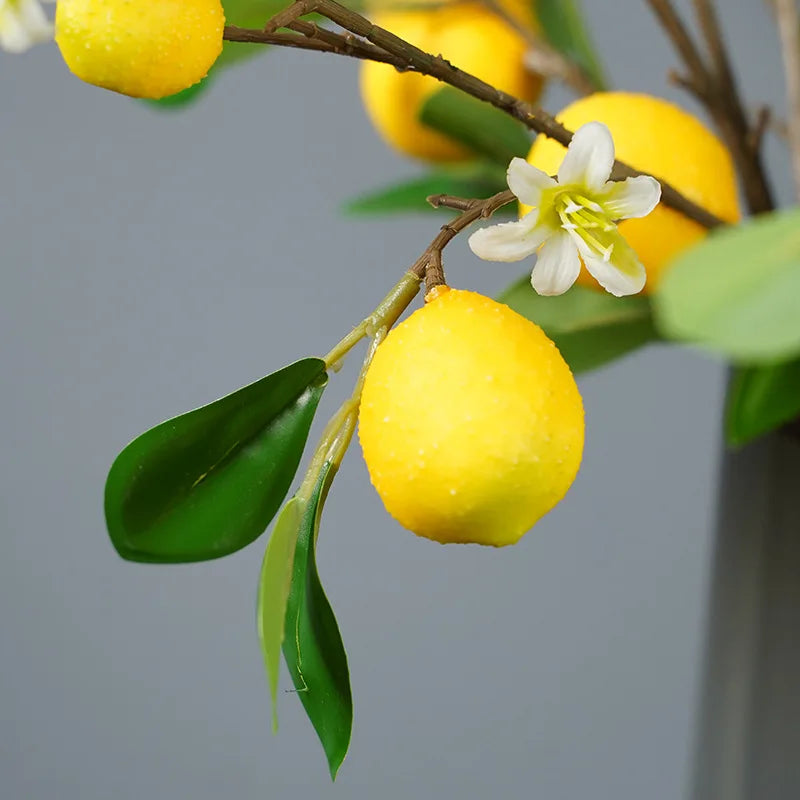 Artificial Lemon Branch