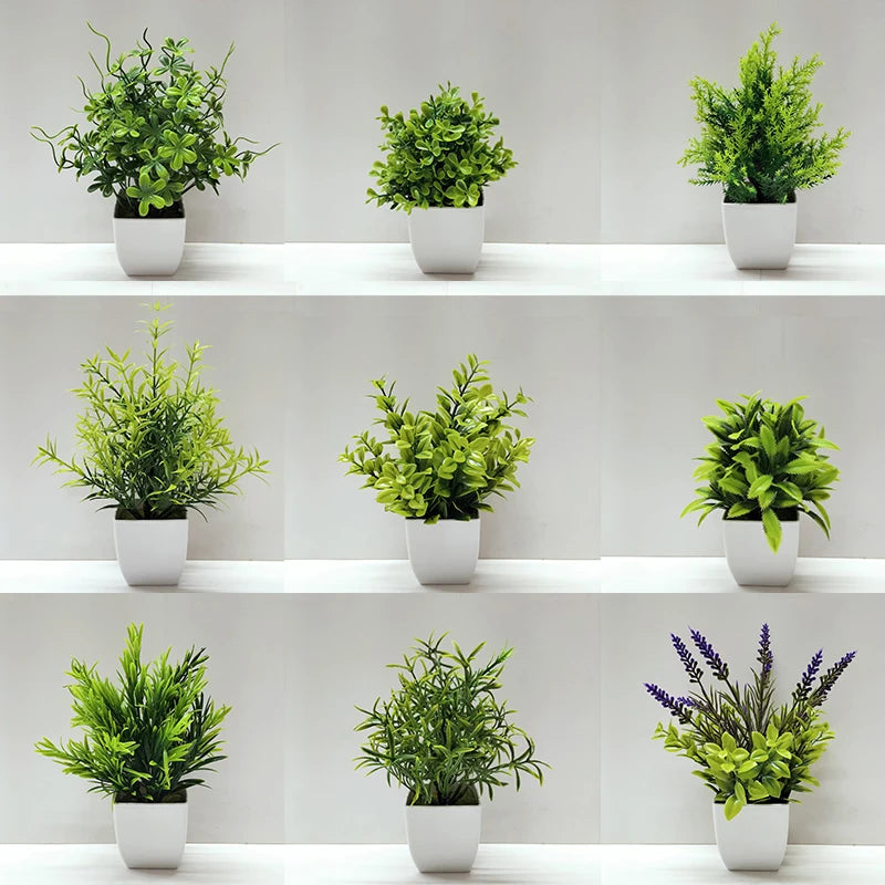 Artificial Potted Green Plants