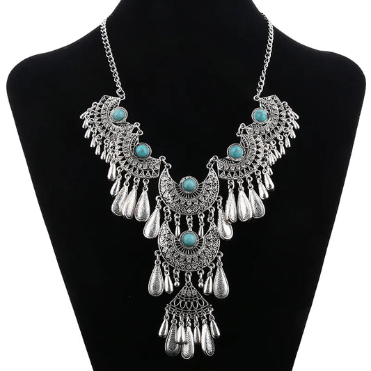 Vintage Ethnic Exaggerated Statement Necklaces