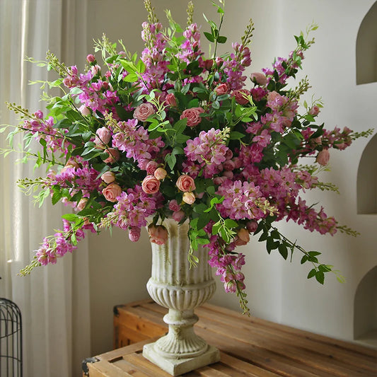 Beautiful Delphinium Artificial Flowers Branch