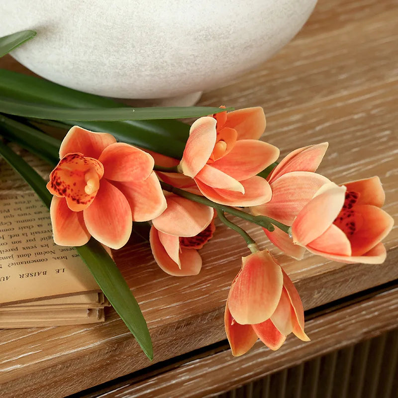 Vibrant Artificial Cymbidium Flowers