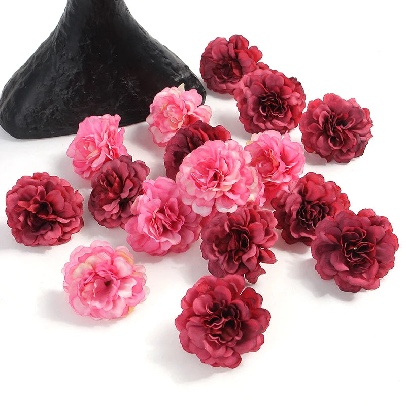 100Pcs Silk Artificial Rose Flowers