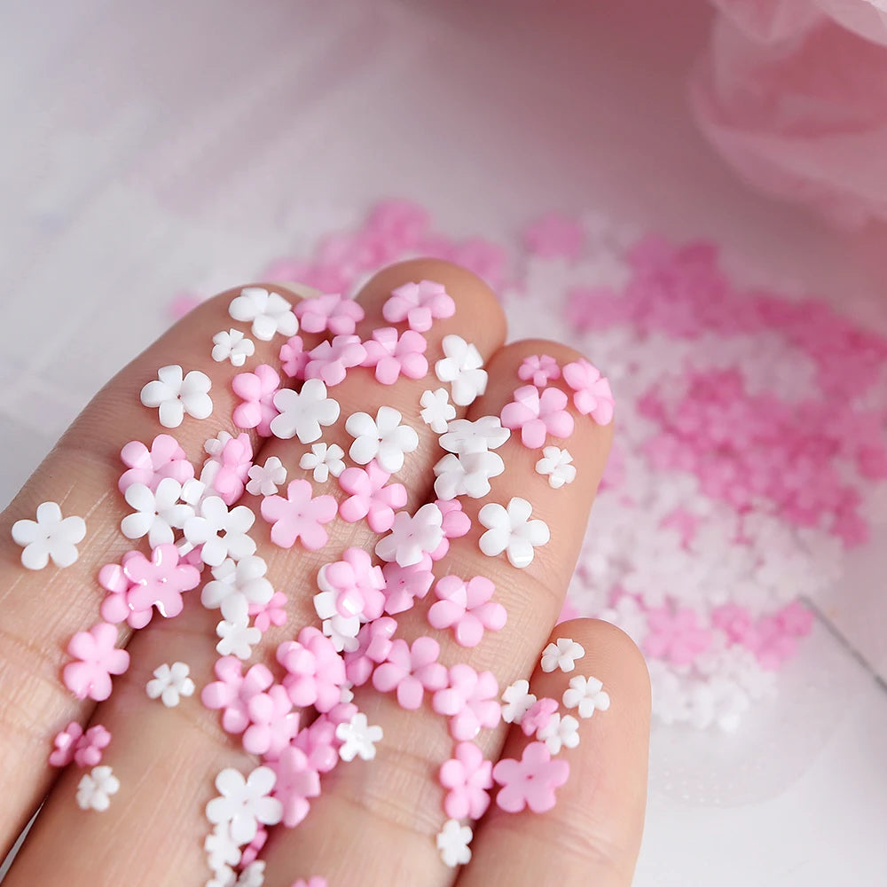 Kawaii 3D Cherry Flower Nail Art Charms