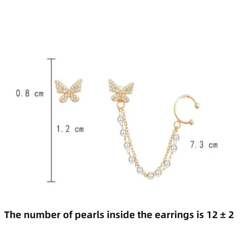 Butterfly Ear Cuff Earrings