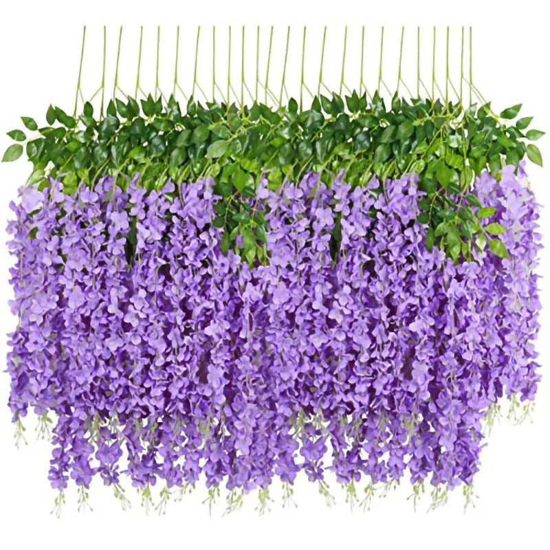 12PCS/SET Artificial Wisteria Flowers