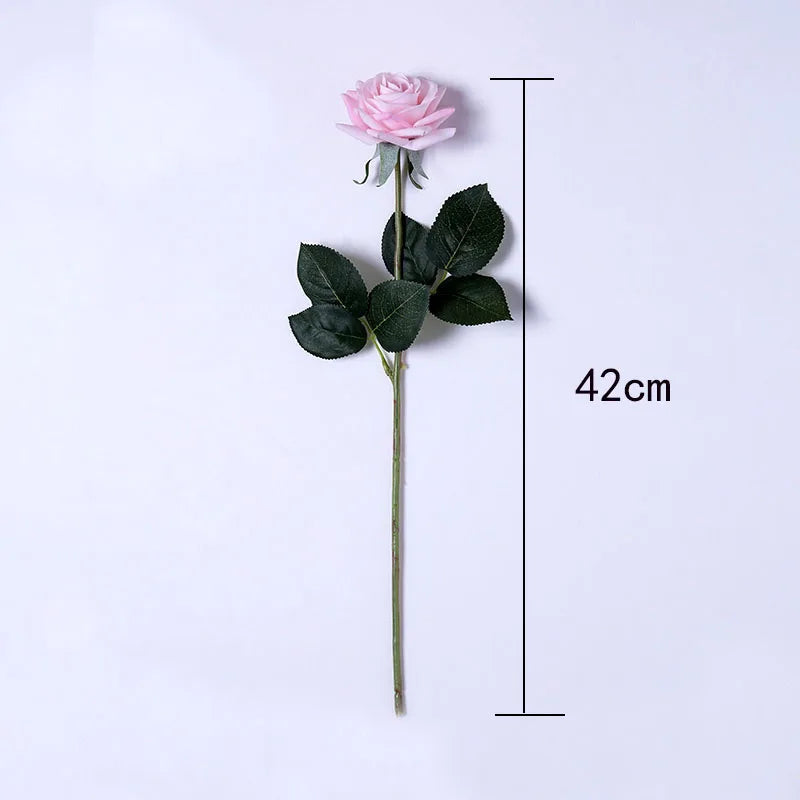 15pc Real Touch Artificial Rose Branch