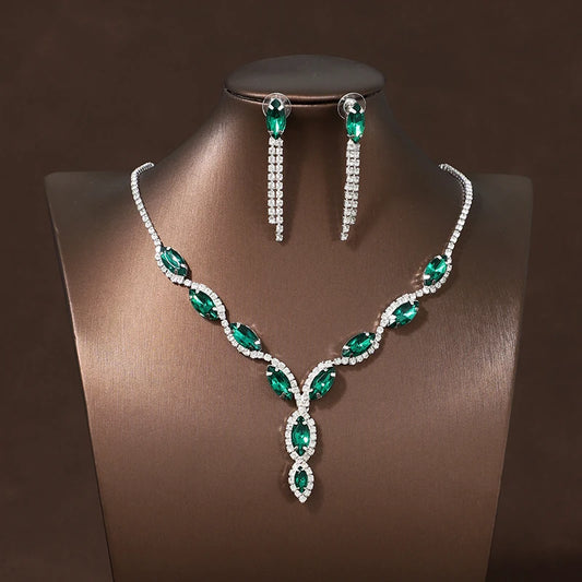 Exquisite and Elegant Wedding Necklace & Earring Sets