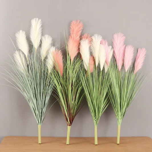 Simulation Reed Grass Flowers