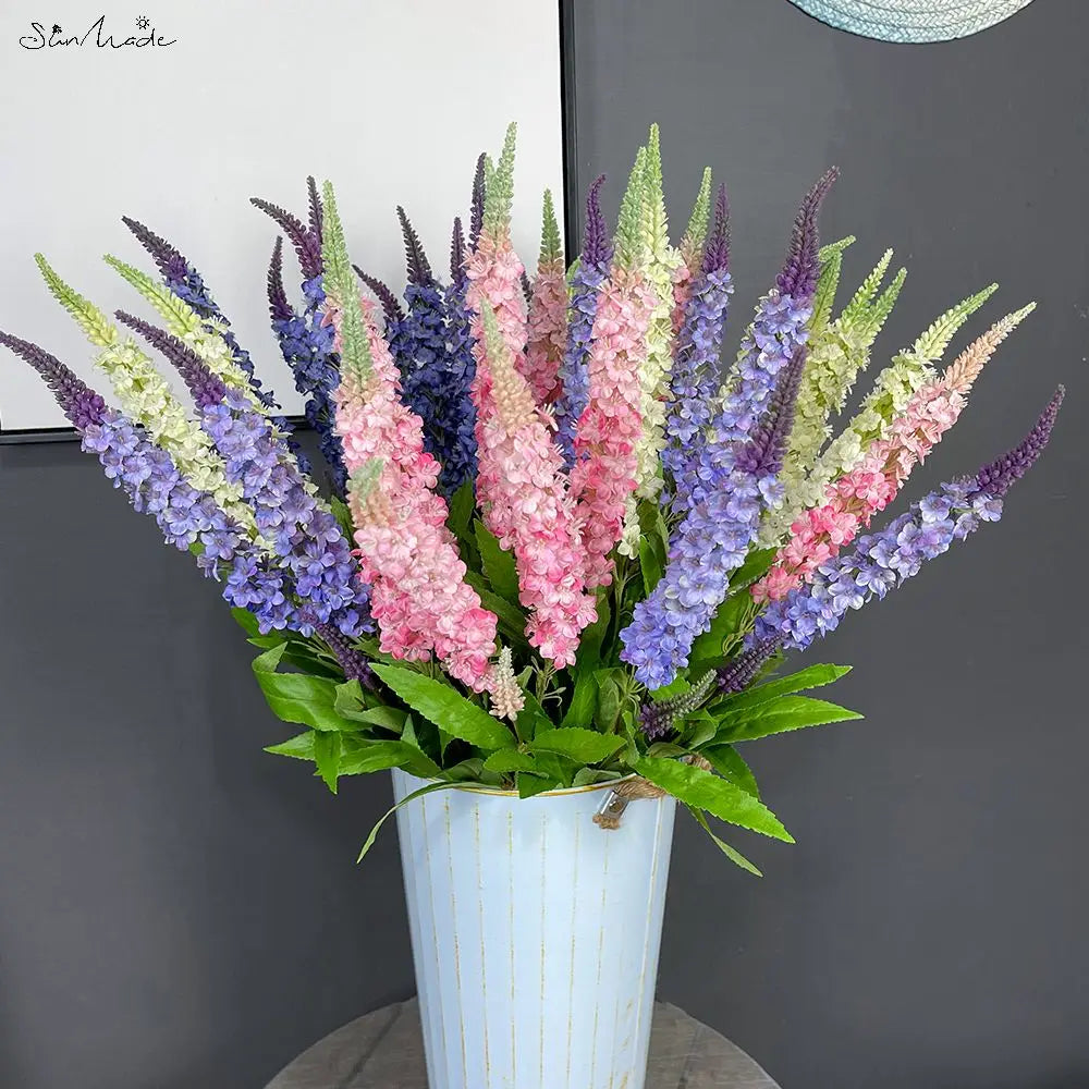 Delicate Single Stem Silk Lavender Sprig