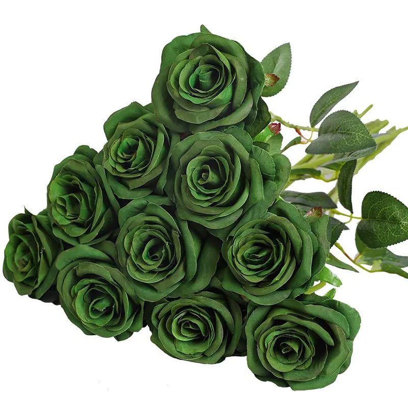 10pcs/lot Bulk Artificial Roses