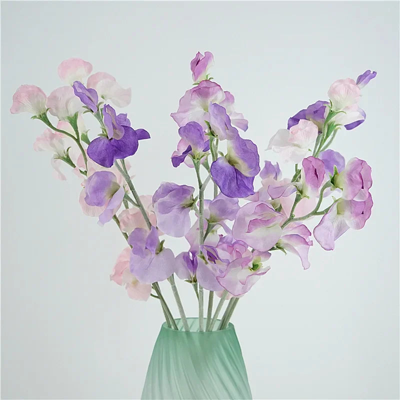 Artificial Soft Touch Sweet Pea Flower