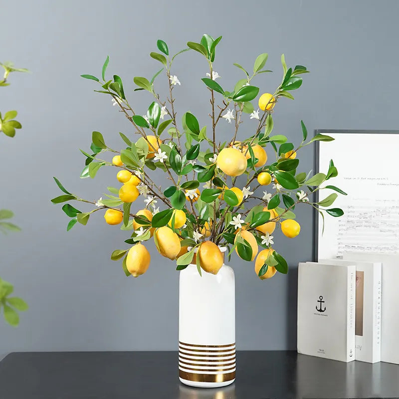 Artificial Lemon Branch