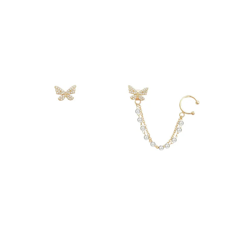 Butterfly Ear Cuff Earrings