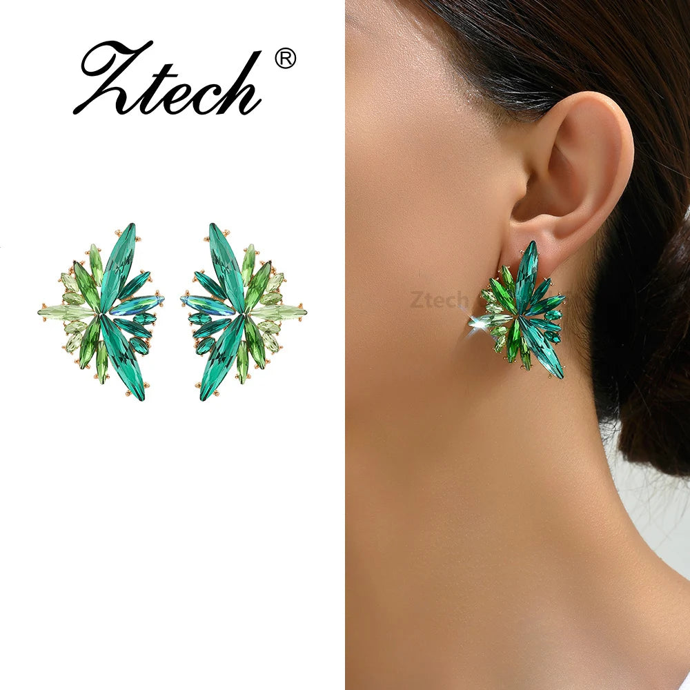 Elegant Colorful Geometry Earrings