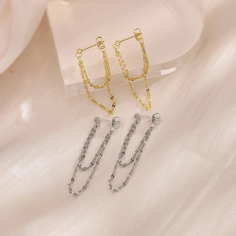 Chain Tassel Earrings