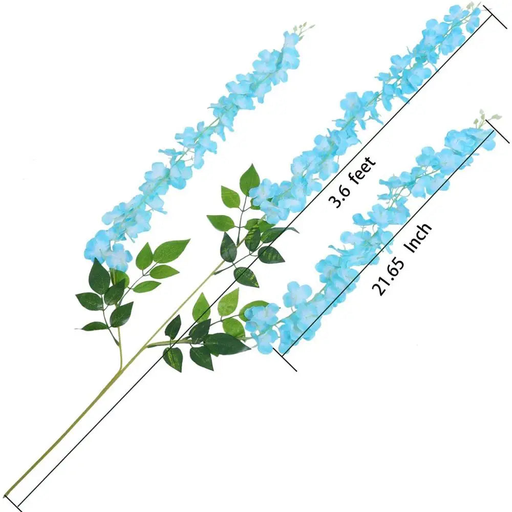 12PCS/SET Artificial Wisteria Flowers