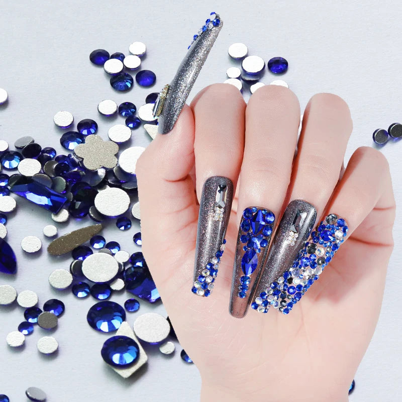 250pcs Luxurious Rhinestone Nail Art Decorations