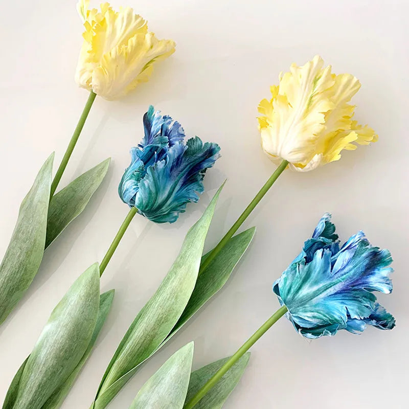 Luxury Artificial 3D Parrot Tulip