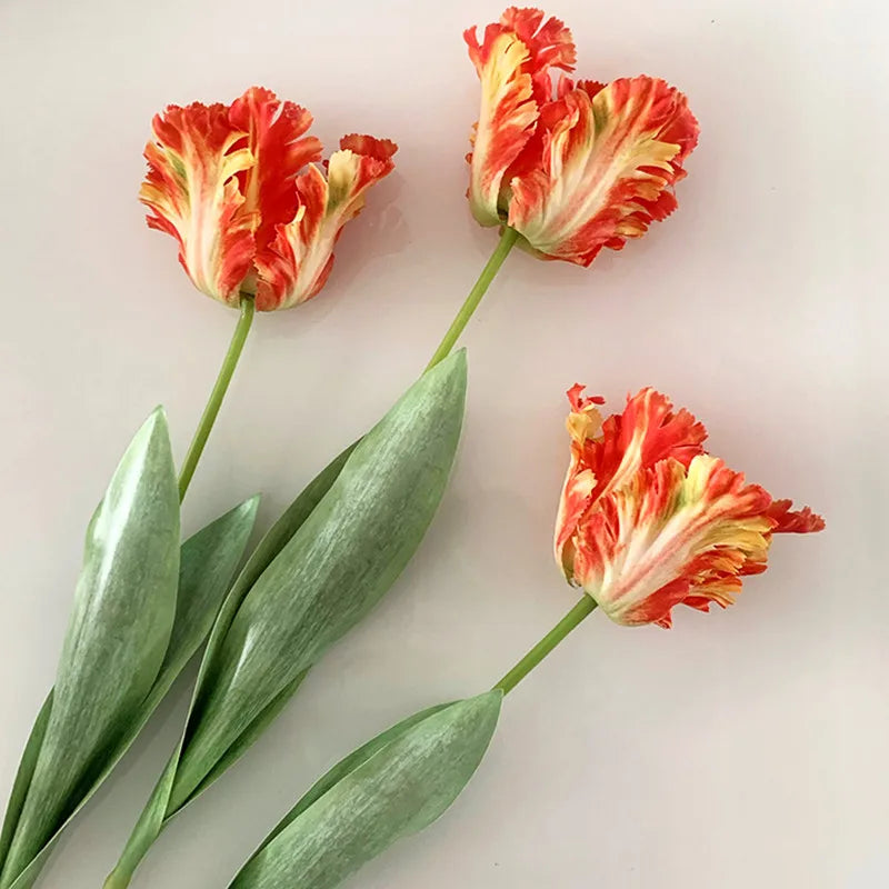 Luxury Artificial 3D Parrot Tulip