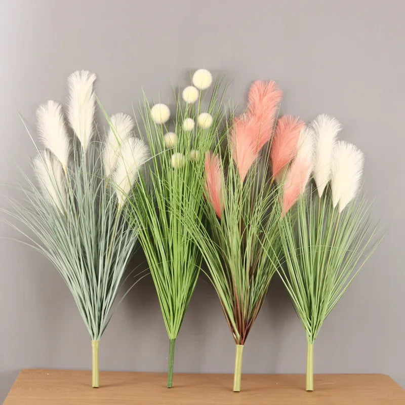 Simulation Reed Grass Flowers