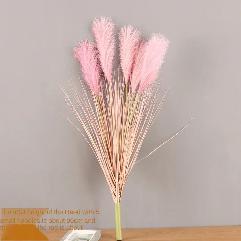 Simulation Reed Grass Flowers