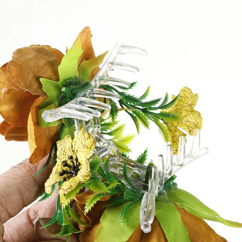 Large Flower Hair Clip