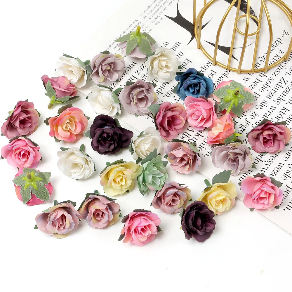 10/20/50Pcs Artificial Rose Flowers