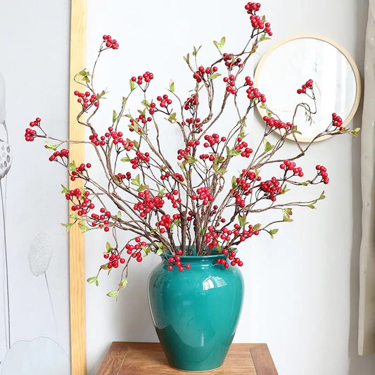 Artificial Flower Berries Branch