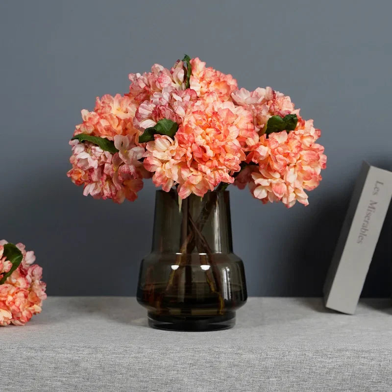 Scorched Edge Artificial Hydrangea Bouquet